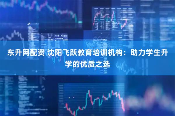 东升网配资 沈阳飞跃教育培训机构：助力学生升学的优质之选